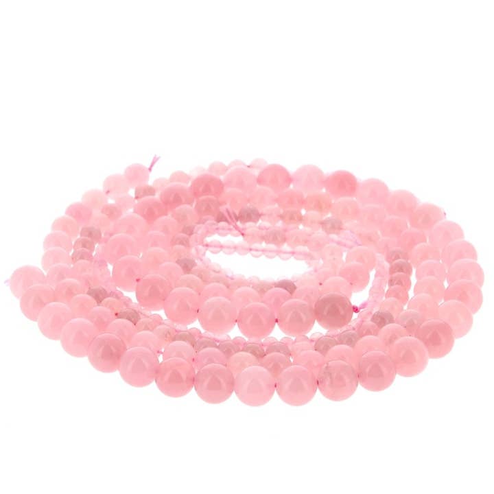 AAA Quality Madagascar Rose Quartz Beads for wholesale by Artisans de Madagascar