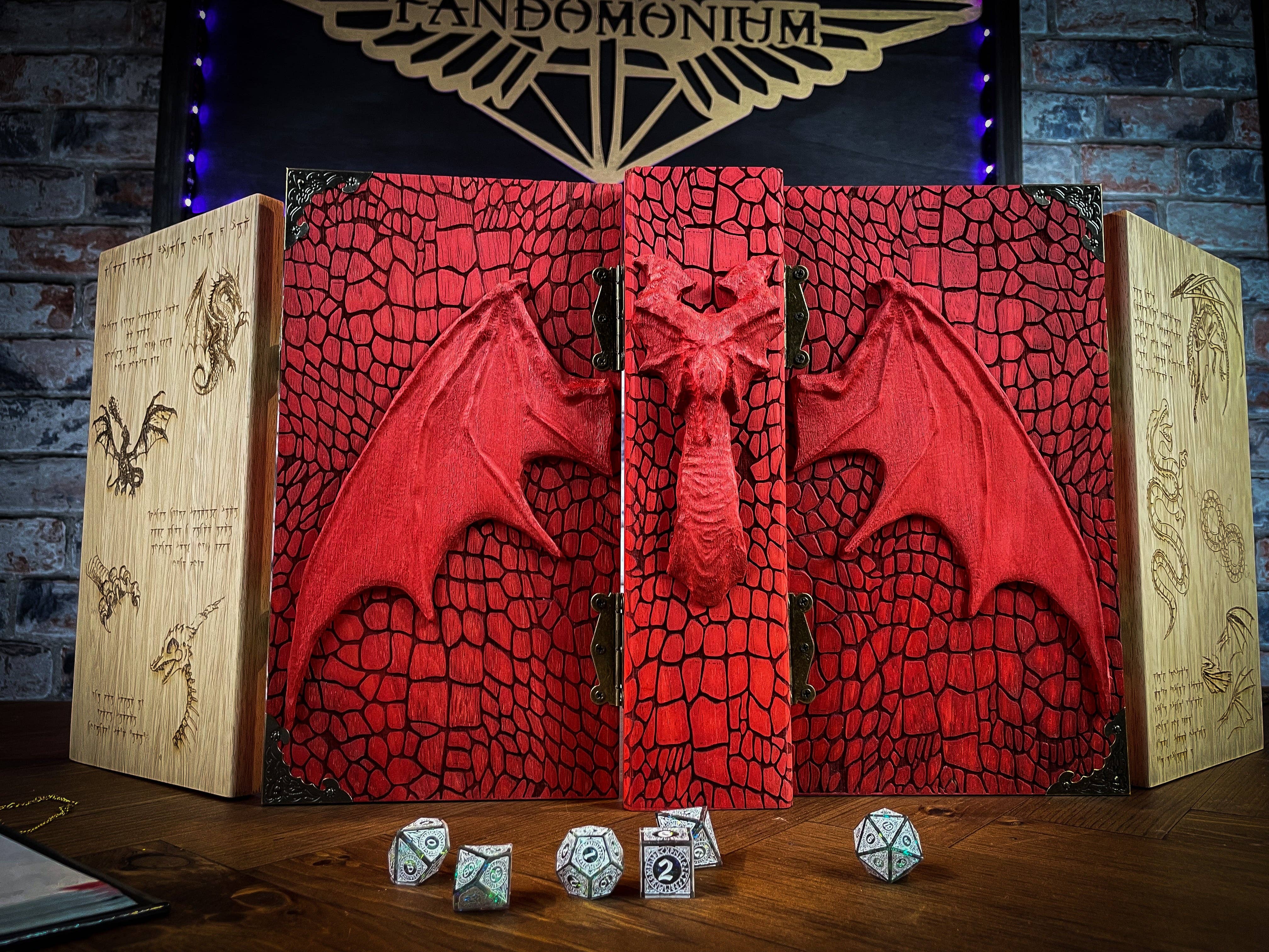 Fandomonium – wholesale Brädspel – Book of The Fire Dragon - Dungeon Master-skärm6