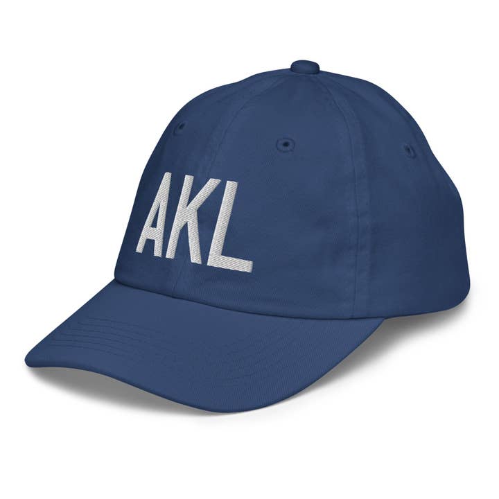 AKL Auckland New Zealand Kid's Baseball Cap for wholesale by YHM Designs