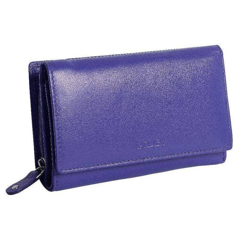 SADDLER - Wholesale Wallet - Women's - Compact Trifold Leather Purse "Eleanor" – Handmade by Saddler | RFID Protected & Gift Boxed | 10 Card Slots & Rear Zip Coin Pocket40