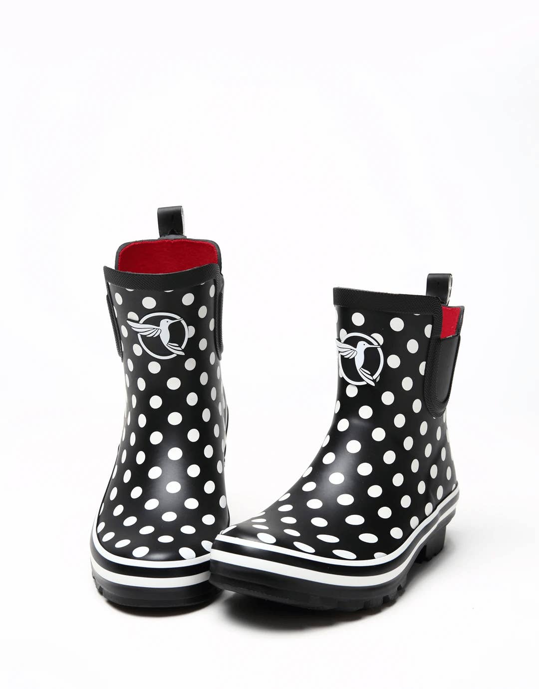 Evercreatures - Wholesale Rain Boots - Women's - Evercreatures Black Polka Meadow Wellies