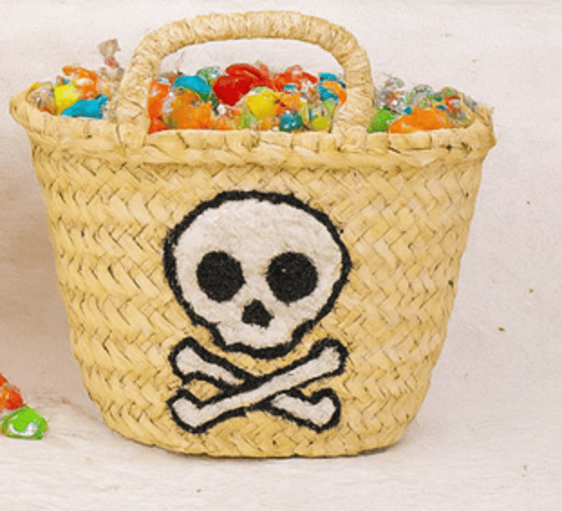 High crafty – wholesale Decal – Party decorations – Personalized Halloween Straw Basket – Custom Name Trick or T10