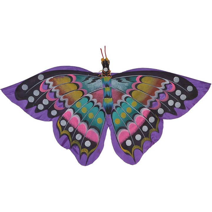 OMA - Eclectic Home - Wholesale Wall Accent - 3D Butterfly Kite Wall Decor Nylon Mixed Colors  - 32" x 20"