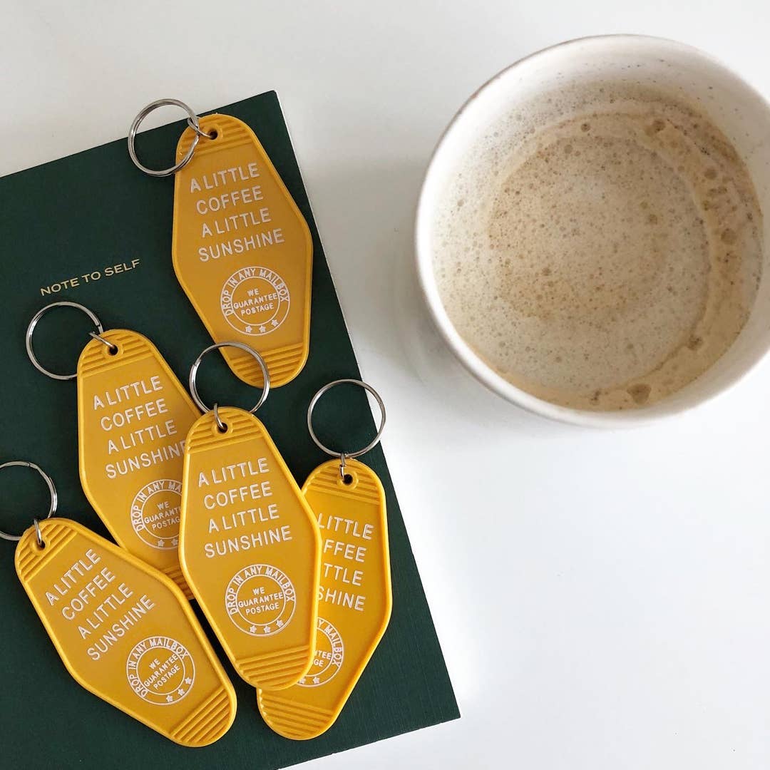 pixel paper hearts - Wholesale Keychain - Unisex - Retro Keychain - Coffee and Sunshine Key Tag1