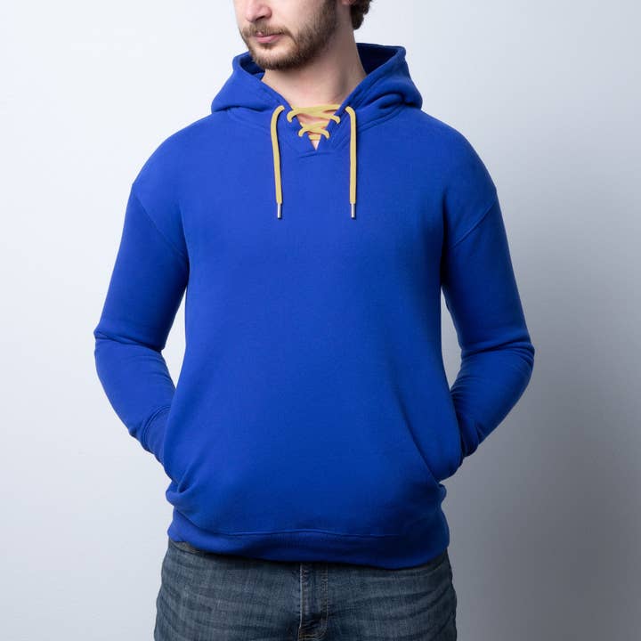 Infinite Sourcing & Trading LLC. - Wholesale Hoodie - Men's - Blank hoodie heavy blend w/Colored drawstring-Build hoodie95