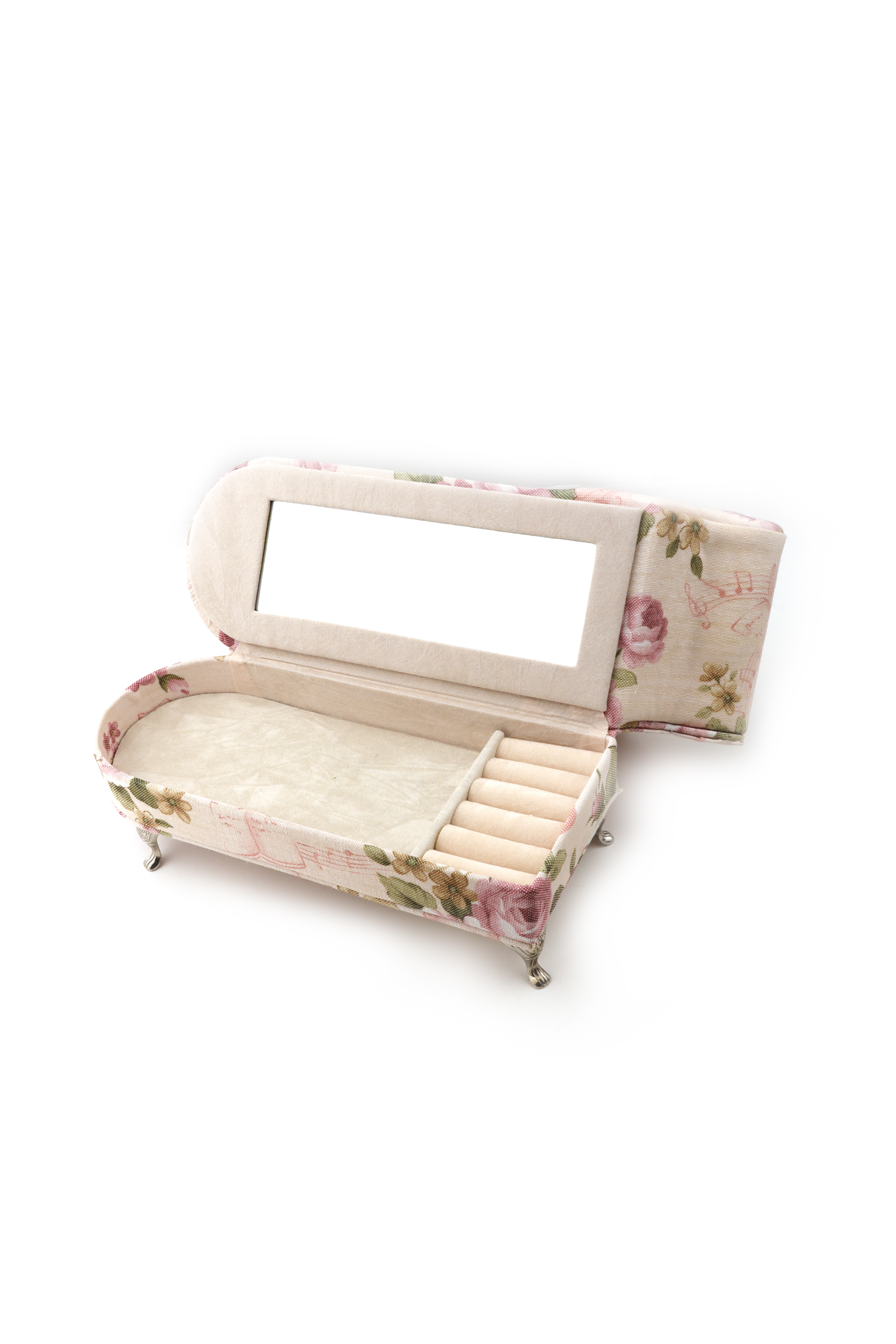 Domoflor s.l - Wholesale Jewelry Box/Organizer - Floral Chaise Longue Shaped Jewelry Box3