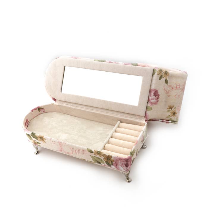 Domoflor s.l - Wholesale Jewelry Box/Organizer - Floral Chaise Longue Shaped Jewelry Box3