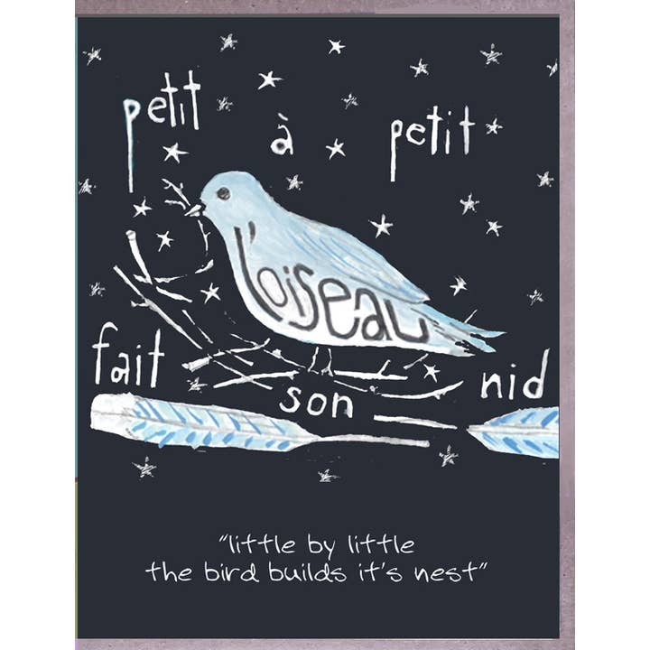 Bird Petit. Brenda Olson for wholesale by Blueberry Road Cards