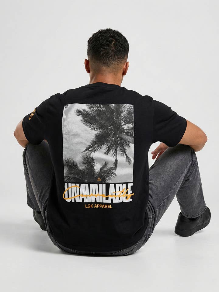 LGK Unreachable T-shirt Black for wholesale by LGK APPAREL GLOBAL