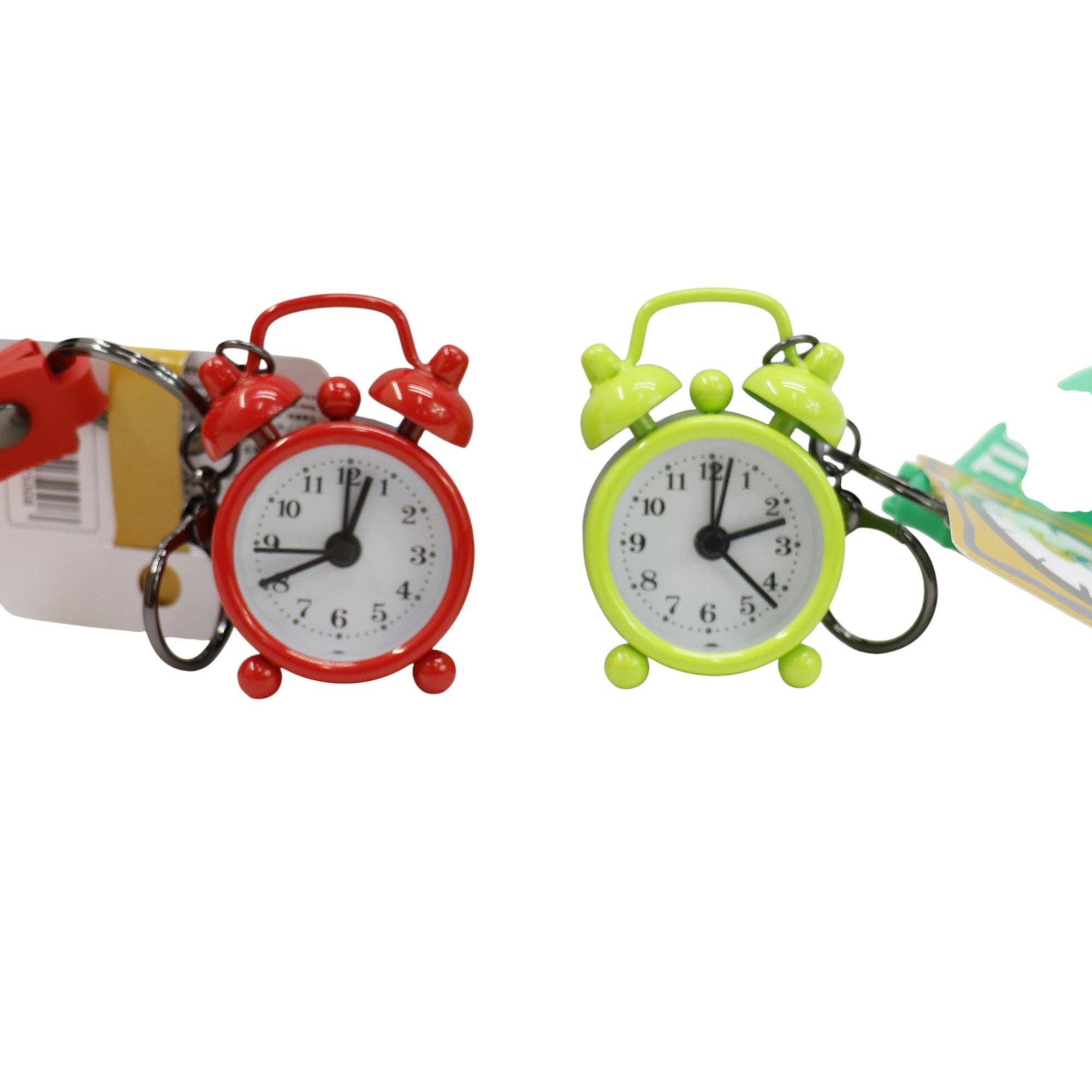 ASSORTED Cute Mini Alarm Clock Key Chain KC2830-53 (12PC) for wholesale on Faire25
