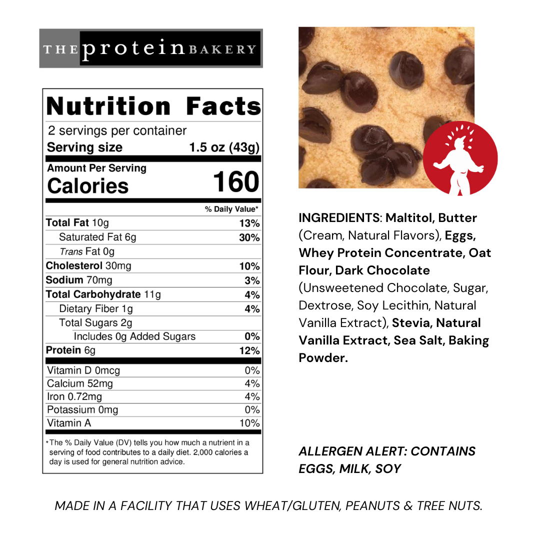The Protein Bakery - Wholesale Snack Bar - Chocolate Chip Protein Blondie 2