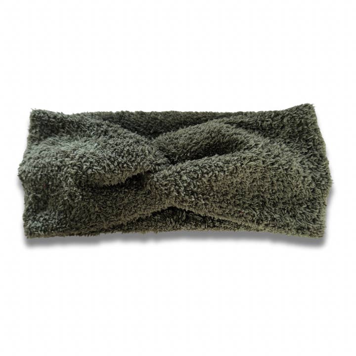 Bandeau Olive Cozy pour la vente par Sewing Sweethearts