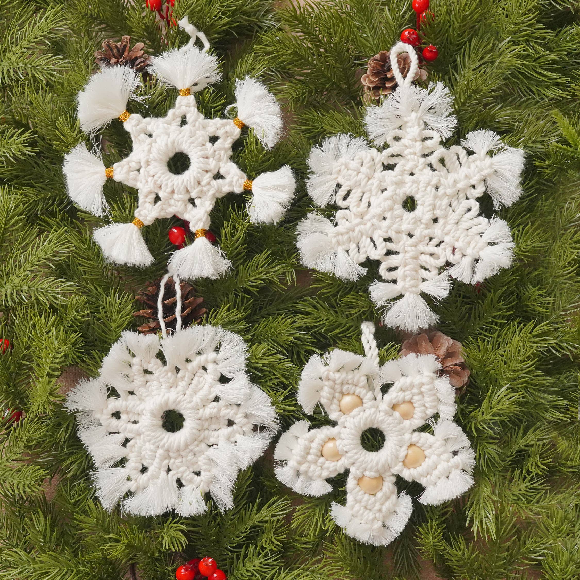 BeanDaikon - Wholesale Ornament Set - Christmas Snowflakes Ornament - X549