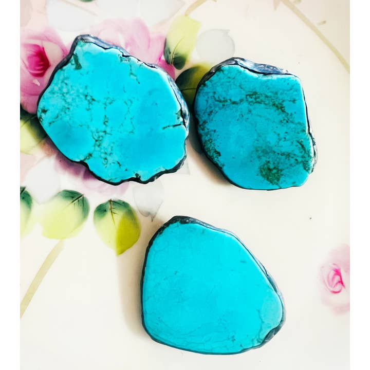 Vintage Bliss - Wholesale Brooch - Turquoise Color Soldered Hat Pin Western1