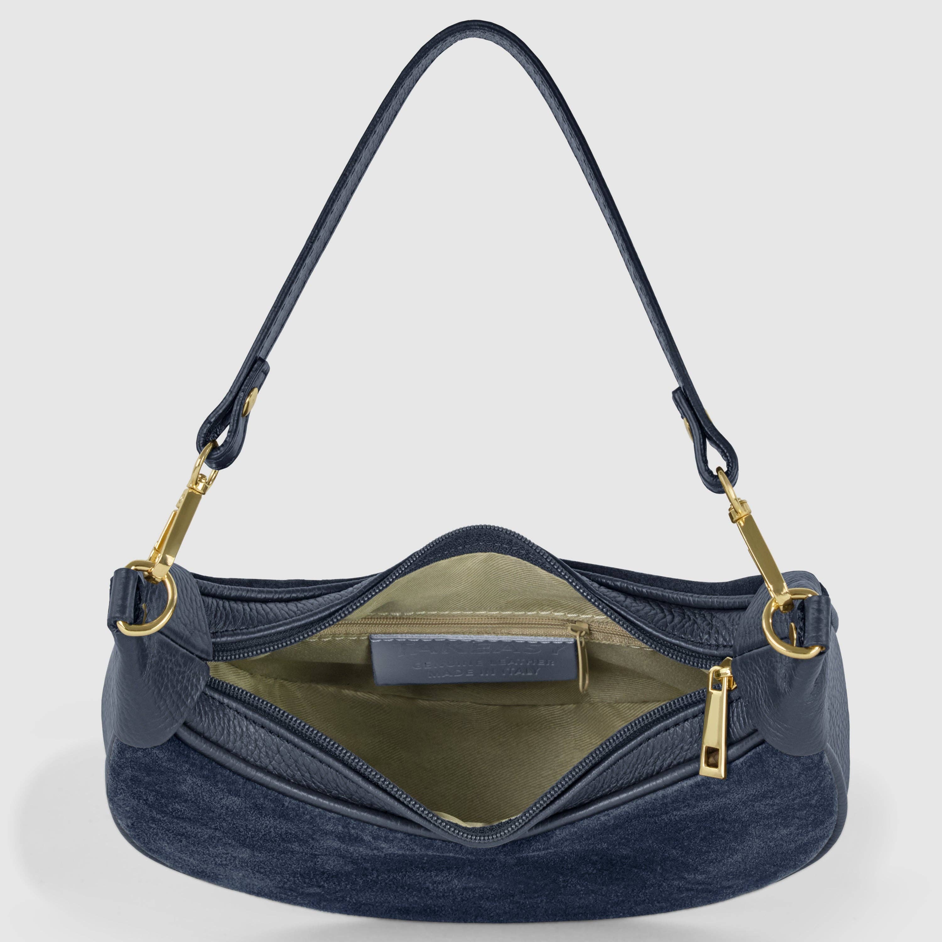 TAKEASY - Vente Sac porté épaule – femme - Sac à bandoulière en cuir suédé59