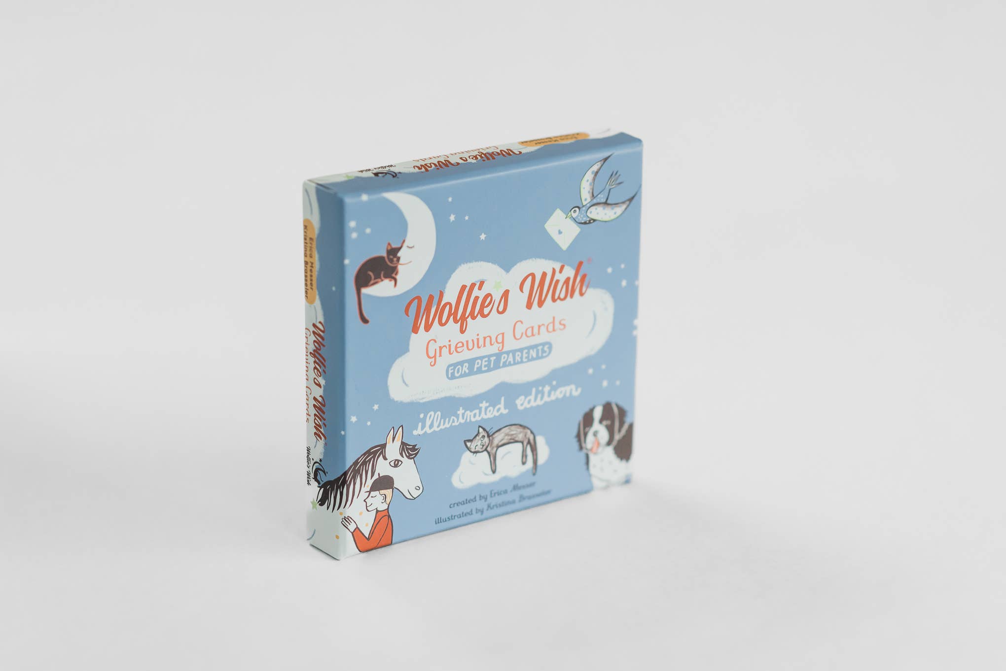 Wolfie’s Wish - Vente Urne - Cartes illustrées de soutien pour la perte d’un animal de compagnie9