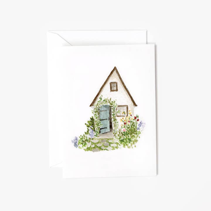 garden cottage mini notecard for wholesale by emily lex studio