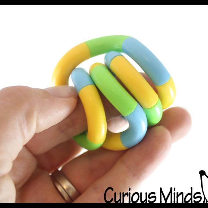 Curious Minds Toys - Wholesale Fidget Toy - Kids - 1 Twisty Turn Endless Fidget Snake - Infinity - Snaps Apart