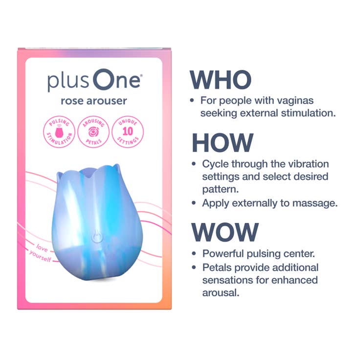 plusOne - Wholesale Sex Toy - plusOne Rose Arouser20