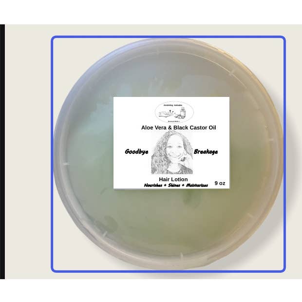 Aloë Vera & Zwarte Castorolie Haarlotion 4oz. voor wholesale door Anointing Metuaka