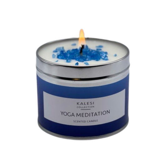 Kalesi Collection Ltd – wholesale Travel candles – Scented Candle Tin - Yoga Meditation2