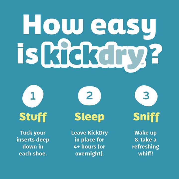 KickDry Inc - Wholesale Shoe deodorant / spray - KickDry Deodorizing Shoe Inserts5