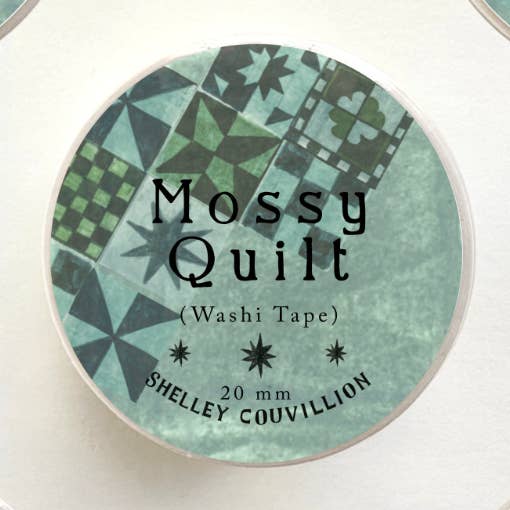 Mossy Quilt Washi Tape for wholesale by Shelley Couvillion