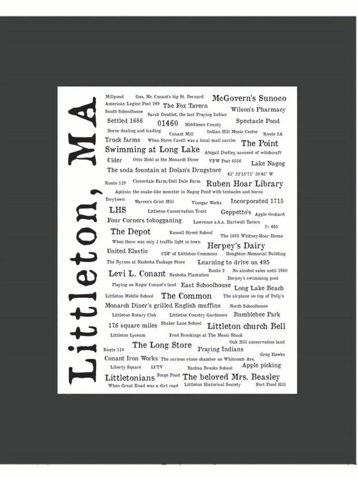 Littleton Pride Fabric Print for wholesale by TownieSwag