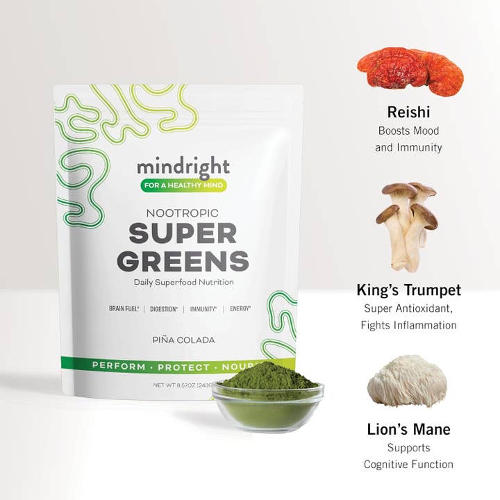 Mindright – wholesale Protein/superfood powder – Super Greens