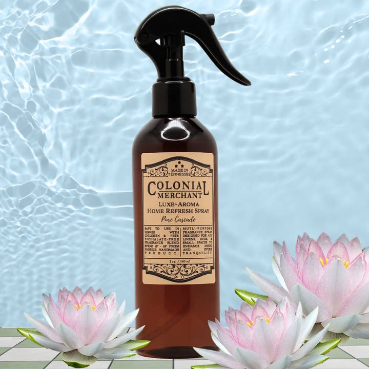 8 oz. Pure Cascade Home Refresh Room Spray - Floral & Fresh for wholesale by Colonial Merchant