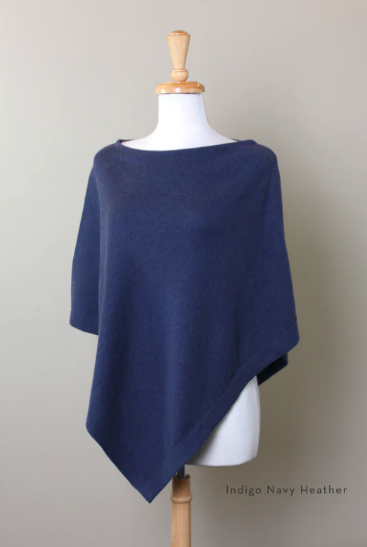 Viverano Organics - Wholesale Poncho - Women's - Women's Eco-Chic Poncho Sweater Knit Pullover (Organic)6