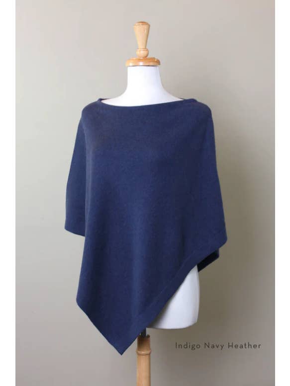 Viverano Organics - Wholesale Poncho - Women's - Women's Eco-Chic Poncho Sweater Knit Pullover (Organic)6