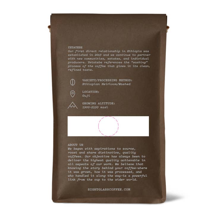 Sightglass Coffee Roasters - Wholesale Coffee beans - Ethiopia, Yetatebe Shakisso, 12 oz Organic Single Origin1