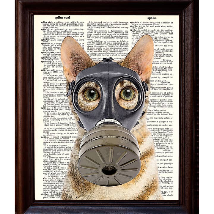 Fresh Prints of CT - Wholesale Art Print - Fallout Kitty Dictionary Print2