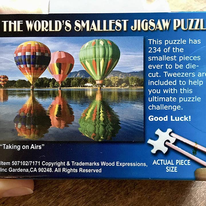 Wood Expressions - Wholesale Puzzel - Volwassene - De kleinste legpuzzel ter wereld - Taking On Airs