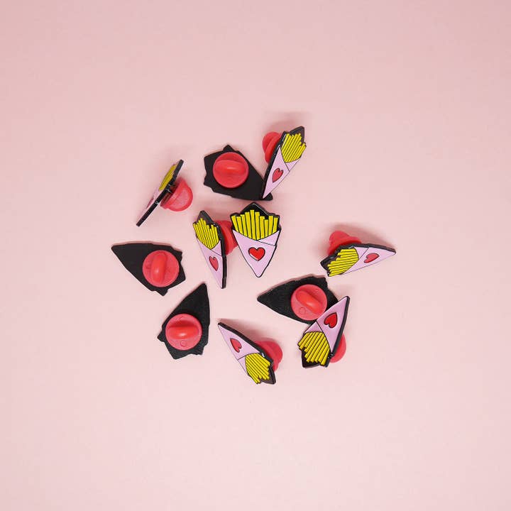 J'aime La Grenadine - Wholesale Brooch - Pin's “French fries cone” - Belgian aperitif fastfood2
