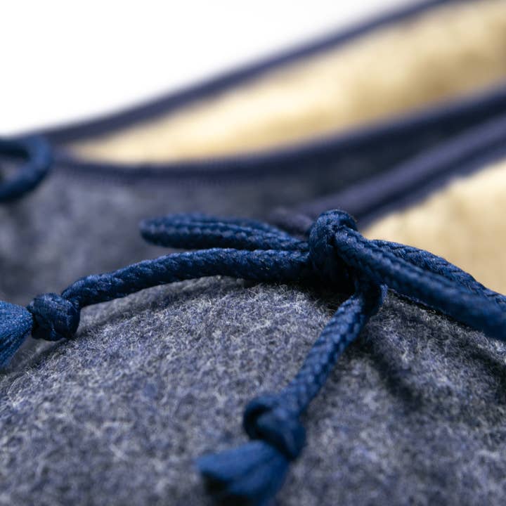 HAIKON HADA - Wholesale Slippers - Women's - Marine felt ballerinas. Recycled house slippers.5