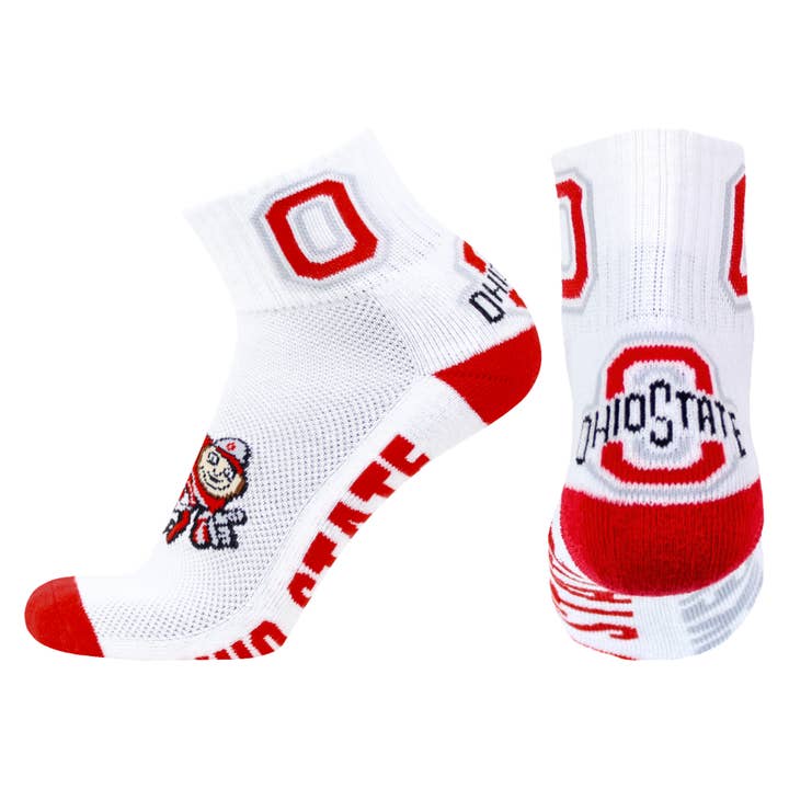 Calcetines blancos con forma de «O» de los Ohio State Buckeyes para venta al por mayor de Donegal Bay