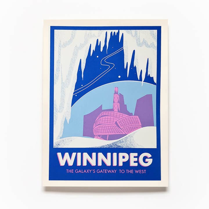 Winnipeg Screen Print for wholesale by Secret Planet