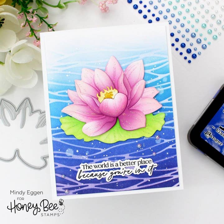 Honey Bee Stamps – Engroshandel Gummistempel/pyntestempel – Vær stille - 6x6 fotopolymer stempelsæt15