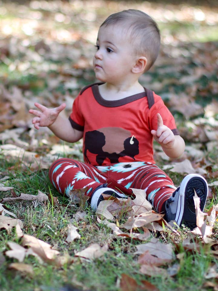 Doodle Pants – Engroshandel T-shirt - Børn – Buffalo Shirt - Western Toddler og Børnetøj7