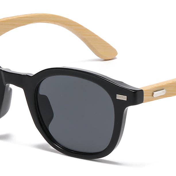 Luna Sunglasses - Wholesale Sunglasses - Unisex - Superior Bamboo Temple 8SUP890314