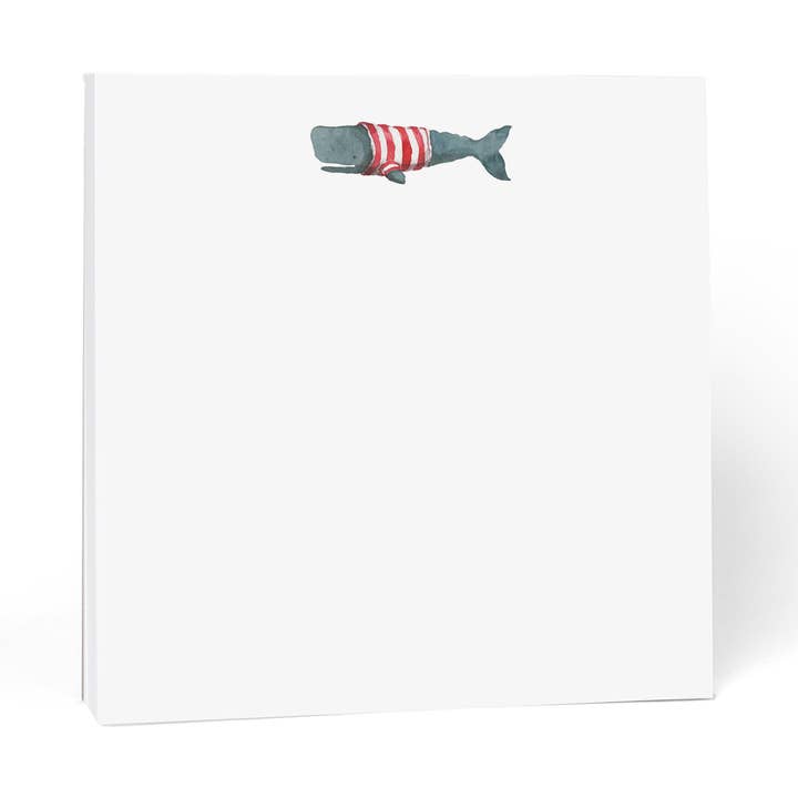 E. Frances Paper - Vente Blocs-notes - Bloc-notes épais Stripey Frankie la Baleine0