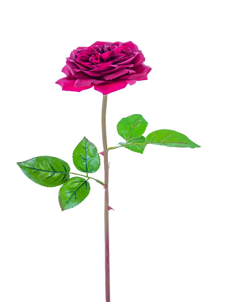 American Best - Wholesale Artificial Flowers - 24" REAL TOUCH GARDEN ROSE STEM0