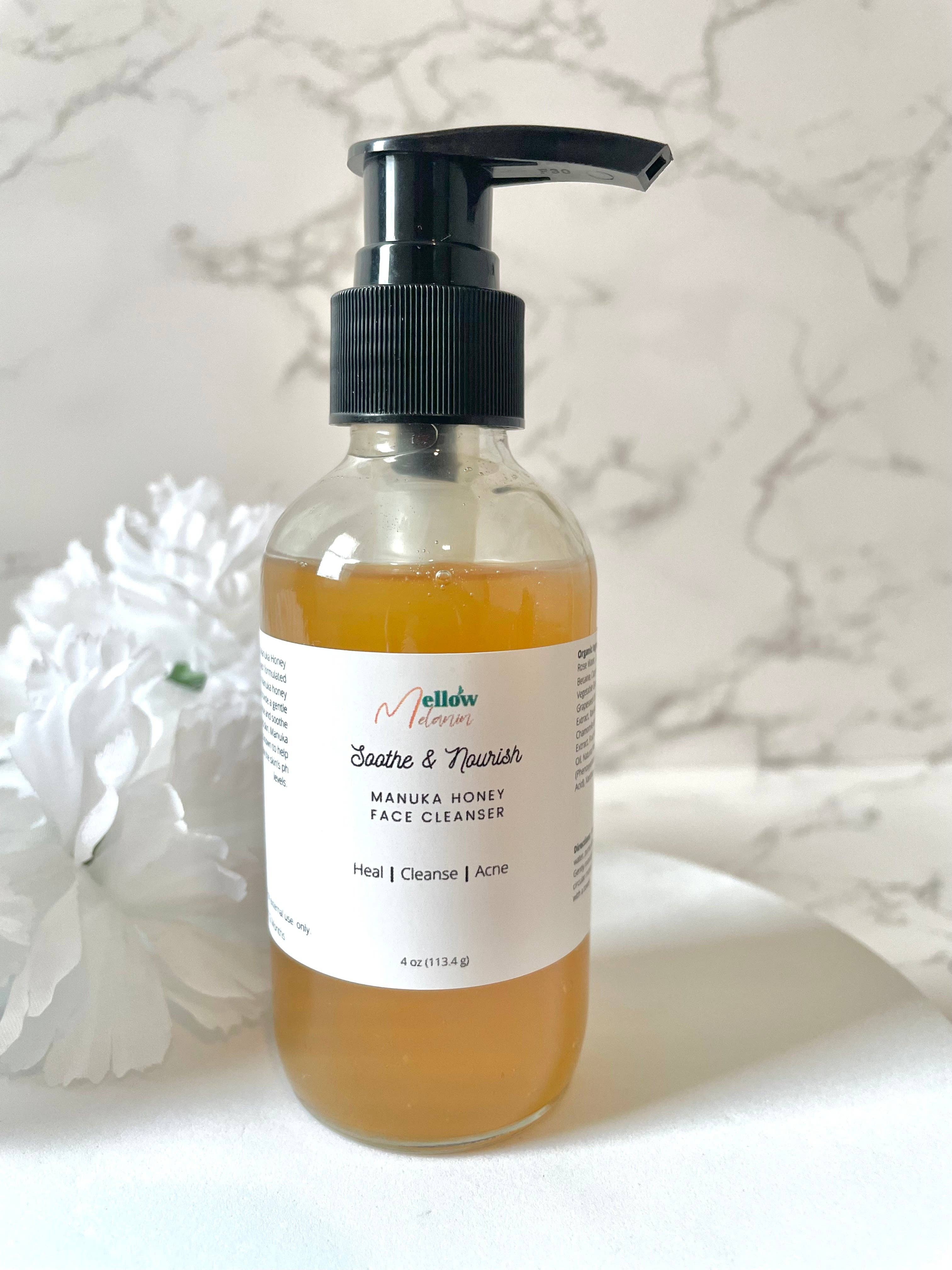Mellow Melanin LLC – wholesale Facial cleanser – Manuka Honey Face Cleanser2