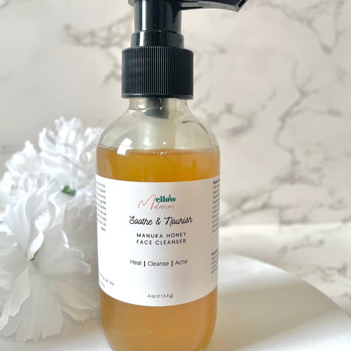 Mellow Melanin LLC – wholesale Facial cleanser – Manuka Honey Face Cleanser2