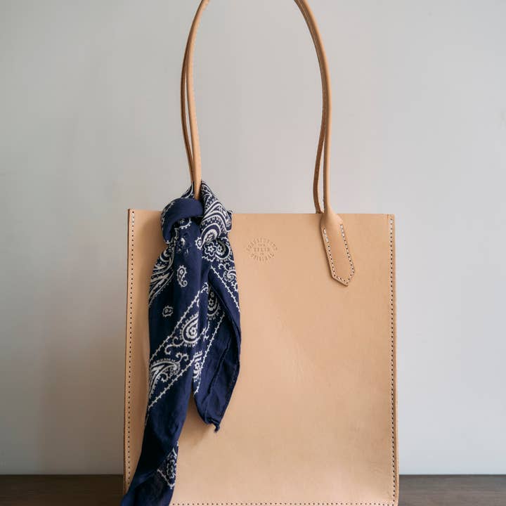 FORESTBOUND - Wholesale Tote bag – Unisex - Leather Dock Bag, Standard Veg Tan3