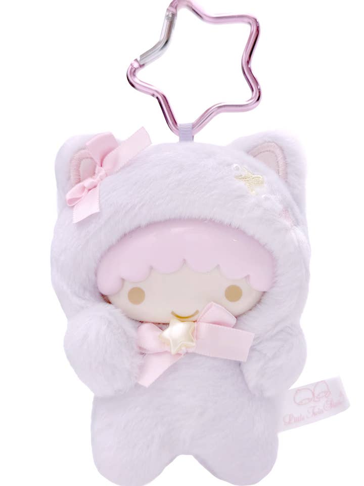 Sanrio Little Twin Star Lala Cat Cosplay Plush Mascot Carabiner Pouch -Limited Edition for wholesale by LASR