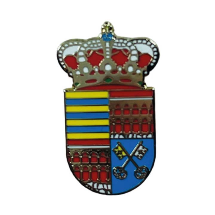 Astur Pins - Wholesale Lapel Pin/Button - Pin - Monterrubio Shield - Segovia - Spain