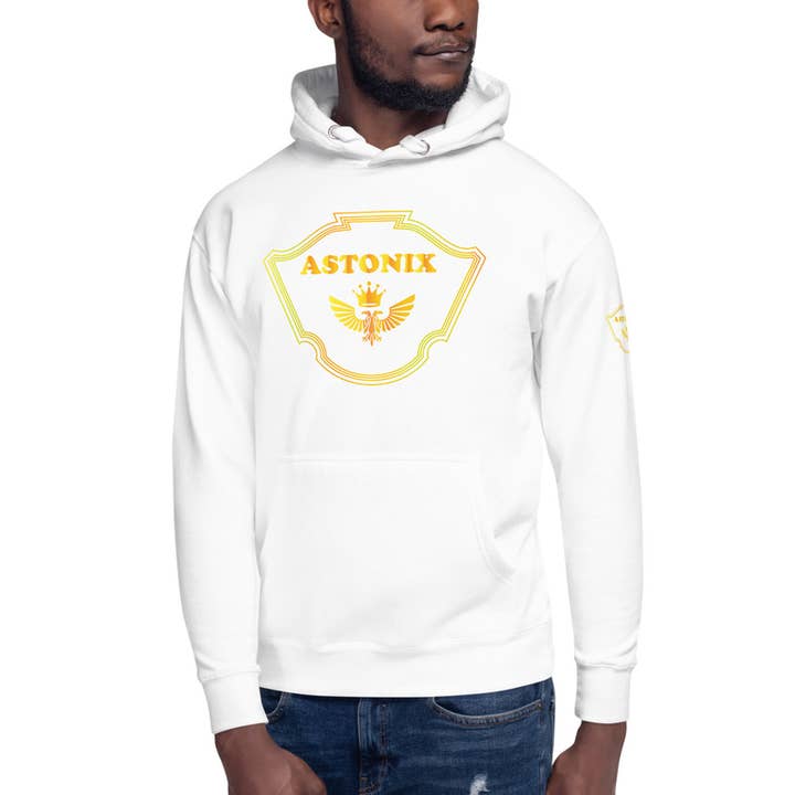 Gold Astonix Hoodie Premium | Cotton Heritage M2580. for wholesale by Astonix